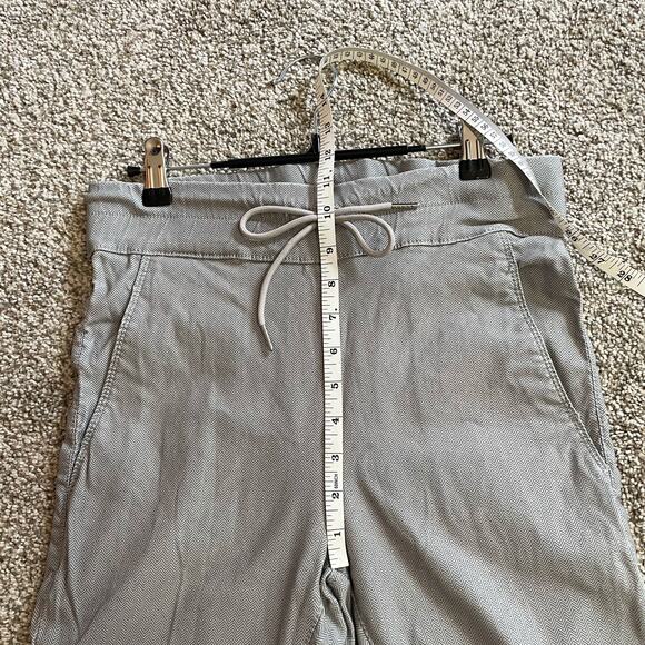 Bevy Flog Flog Herringbone Gray Drawstring Pants Size 27 - Picture 7 of 8